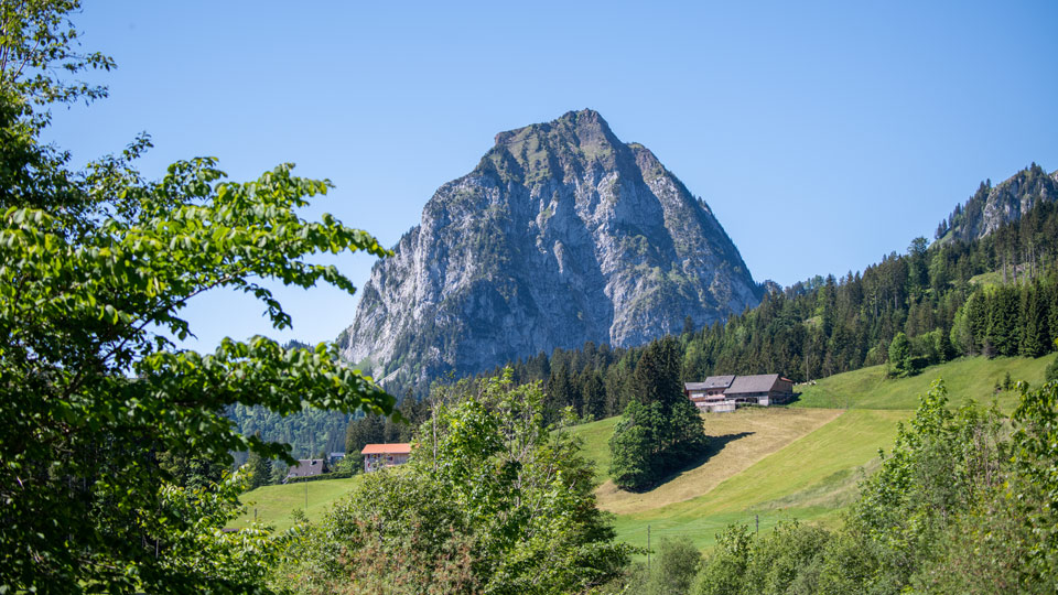 Holzegg, mountain inn, hike, Grosser Mythen