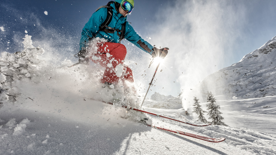 Holzegg, auberge de montagne, hiver, ski